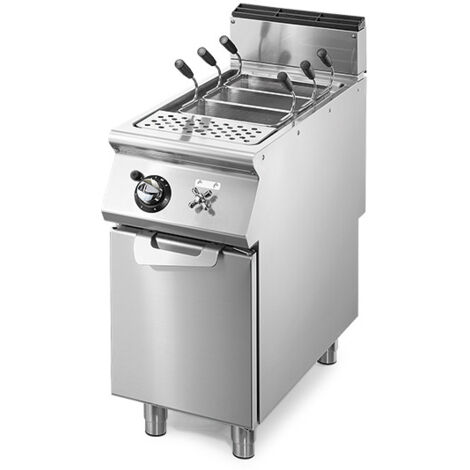 Cuiseur à Pâtes Gaz, 1 Bac GN 1/1, Capacité 1x40 Litres - Virtus