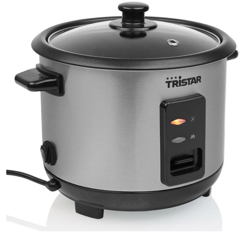 TRISTAR Cuiseur &agrave; riz 1l 400w acier inoxydable -  - RK-6146