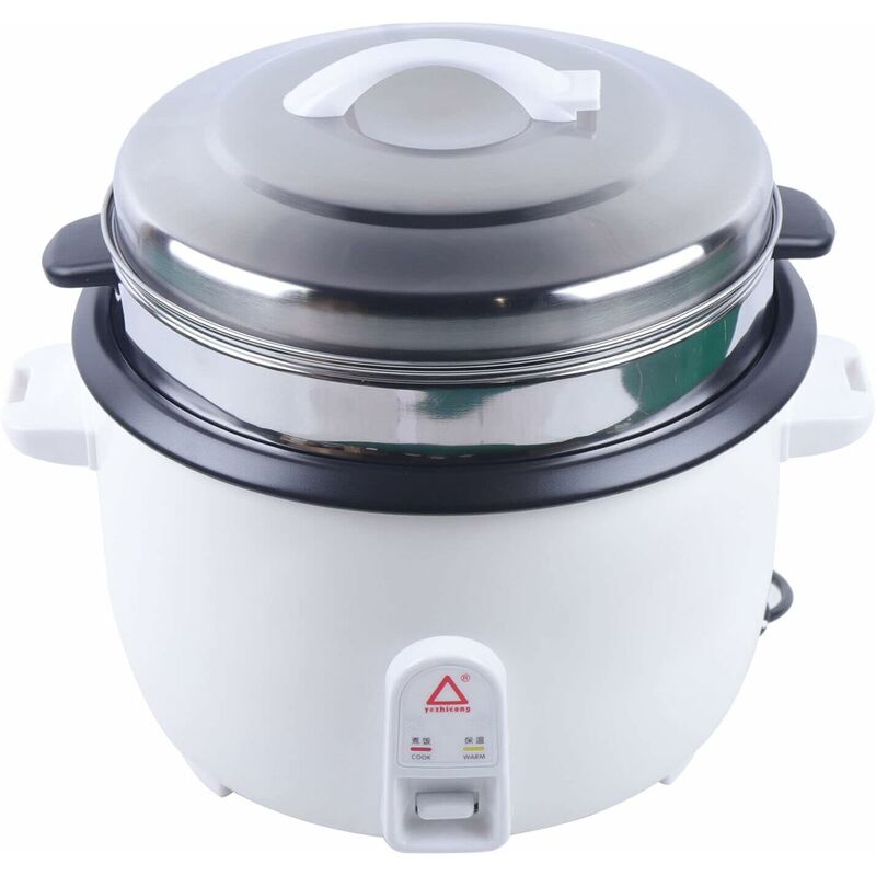 Cuiseur à riz à vapeur 13 l - Cocotte anti-adhésive électrique pour garder au chaud - Plusieurs fonctions telles que la cuisson du riz, la cuisson de