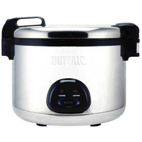 Cuiseur à Riz Grande Capacité en Inox - 9 Litres - Buffalo