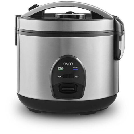 Cuiseur à riz 3L 500W avec cuve amovible antiadhésive – Valve vapeur pour cuisson homogène – CRM230 – Simeo