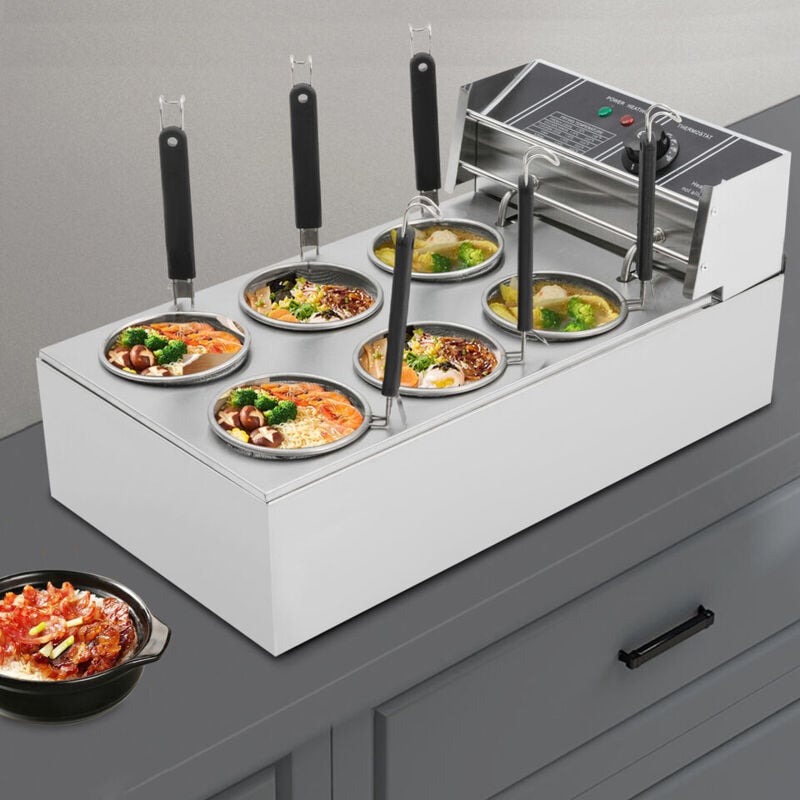 Senderpick - Cuiseur de pâtes 6 paniers électrique 2000W Cuiseur de pâtes électrique 20L
