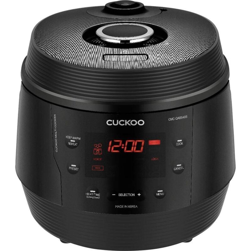 Cuckoo - Multi Cooker Premium 5000ml black Schwarz CMC-QAB549S CMCQAB549S (CMC-QAB549S)