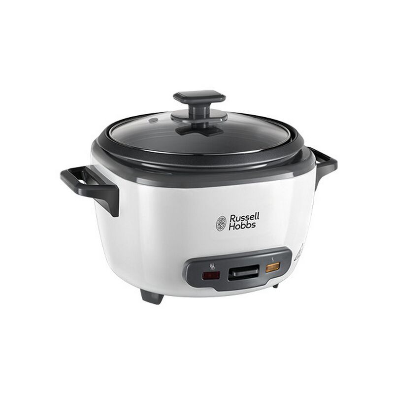 Cuiseur à riz 500w avec panier vapeur Russell Hobbs 27040-56 - blanc/noir