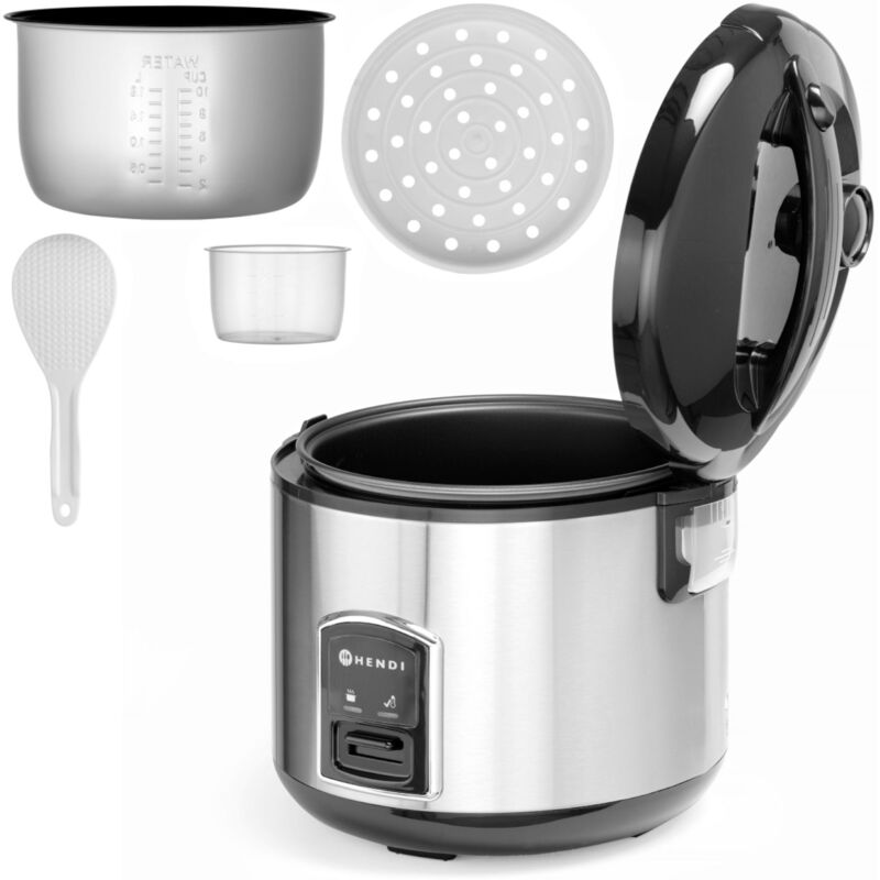 Cuiseur à riz électrique avec fonction vapeur 1,8L 700W Hendi 240410