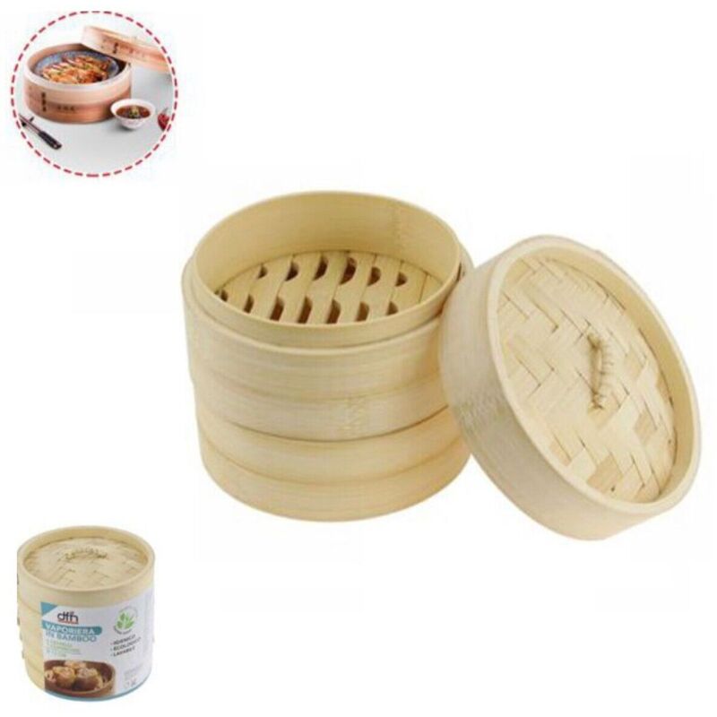 Cuiseur Vapeur En Bambou Cuisson Vapeur En Bambou Cuisine Asiatique Saine Étagères De 15 Cm
