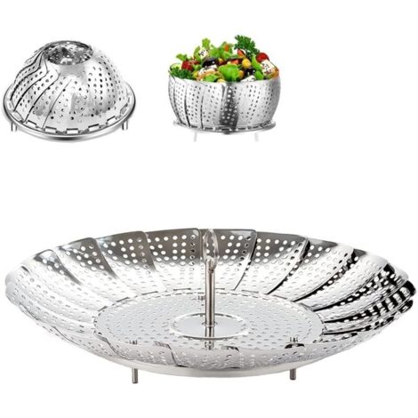 Cuiseur vapeur pliable en acier inoxydable. cuiseur vapeur pliable. accessoires pour cuiseur vapeur pliable pour légumes et fruits