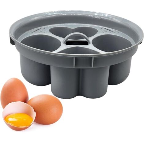 Cuiseur vapeur pour œufs durs 4 en 1 Cuiseur à œufs, outil de cuisine pour petit déjeuner pour œufs pochés