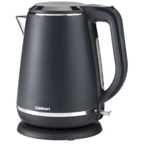 Cuisinart CJK780E - Bollitore 1,5L Multitemperatura, Base Girevole a 360 ° Comodo per Utilizzo con Mano dx o sx, Interno in Acciaio Inox, Ampio Beccuccio, Apertura al Tocco, 3KW, Grigio Ardesia