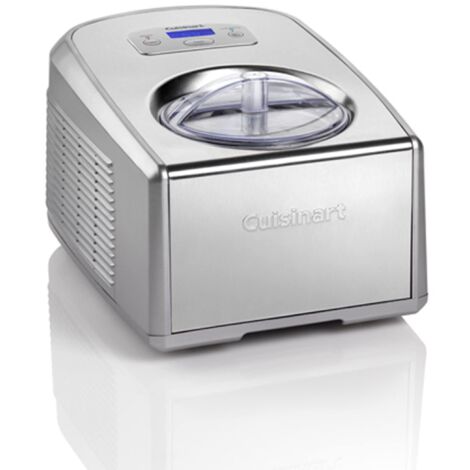 Cuisinart Gelatiera con compressore 1,5L  Gelato, sorbetto, yogurt in 40 min  Facile da usare a casa  Nessun pre-congelamento della ciotola  Acciaio inox