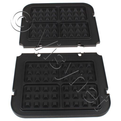 Cuisinart - plaques gaufres - set de 2pcs - gr030e -