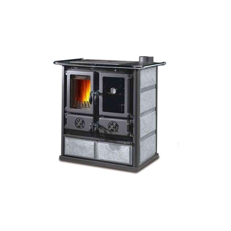 Nordica - Cuisinière à bois raccordable en pierre - la Rosetta 5.0 Pierre 7.9 kW