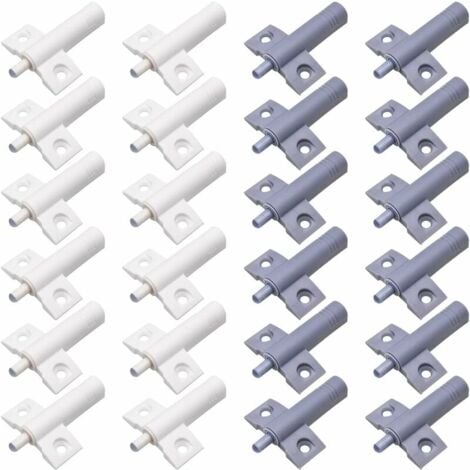 THSINDE Cuisine Amortisseur Porte,24Pcs Amortisseur de Porte de Meuble Tampons de Porte Cuisine Amortisseur Plastique Porte Haute Recyclable Haute Résistance Réduisezle Bruit pour le Bureau Armoires，