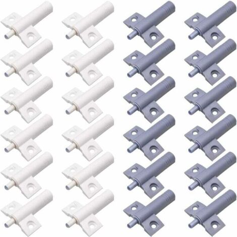Cuisine Amortisseur Porte,24Pcs Amortisseur de Porte de Meuble Tampons de Porte Cuisine Amortisseur Plastique Porte Haute Recyclable Haute Résistance Réduisezle Bruit pour le Bureau Armoires，