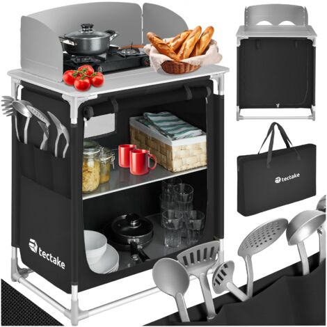 Cuisine de camping - meuble de rangement cuisine, meuble camping, equipement camping