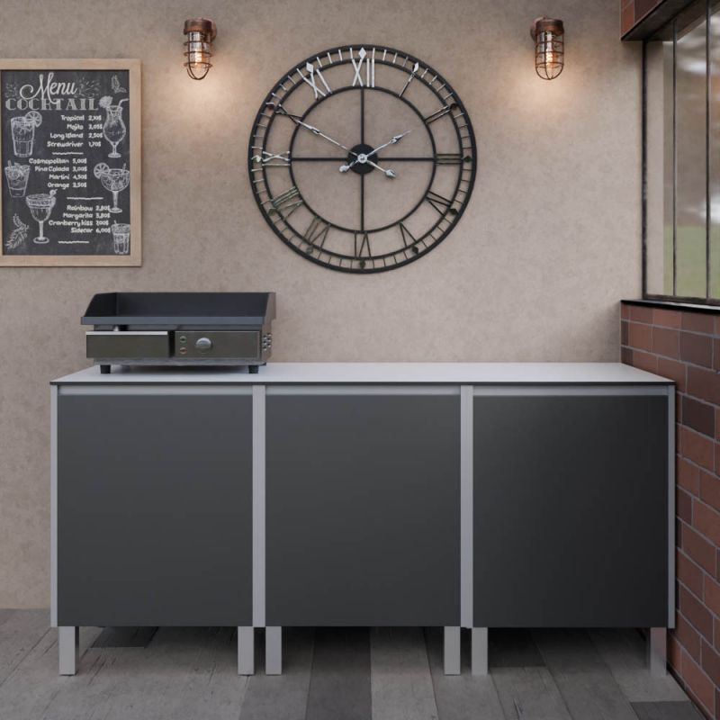 Cuisine d'extérieur en inox KX02 - 180 cm