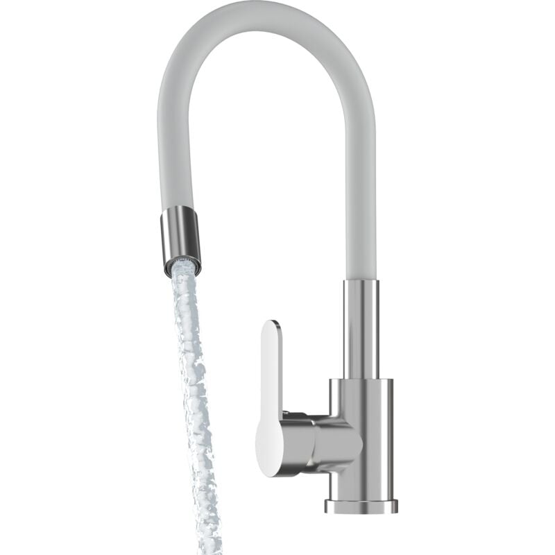 Granitan - cuisine Évier en granit battery elastic white