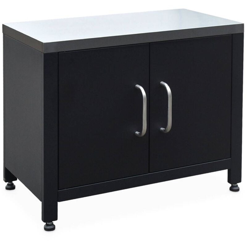 Sweeek - Meuble de cuisine extérieure en acier L80cm