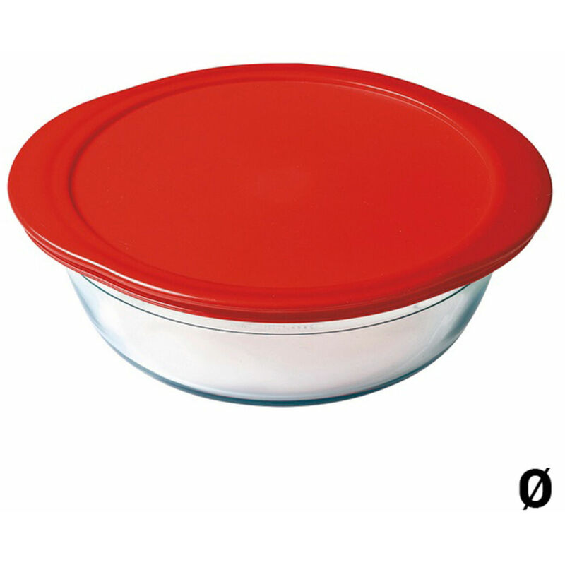 

Ô Cuisine Fiambrera Ô Cuisine Rojo Vidrio de Borosilicato 0,35 l