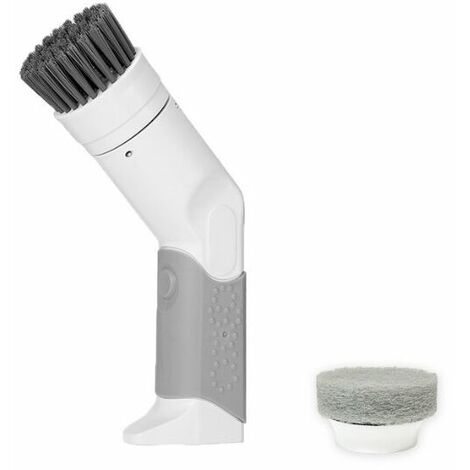 Cuisine grise ménage brosse à vaisselle électrique à main pot artefact rainure brosse multifonction brosse de nettoyage électrique Cisea