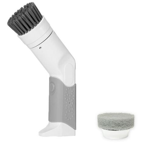 Cuisine grise m��nage brosse �� vaisselle ��lectrique �� main pot artefact rainure brosse multifonction brosse de nettoyage ��lectriqueLUCKY-88