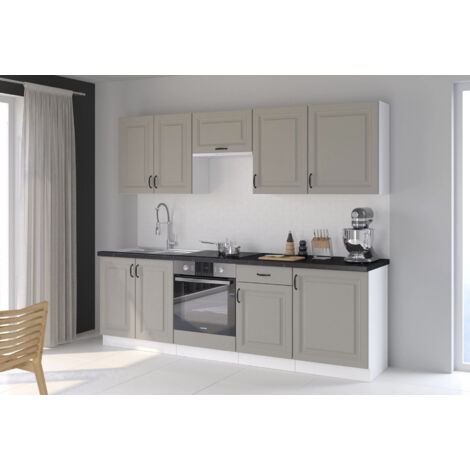 Cuisine Kastos beige gris - 250 cm
