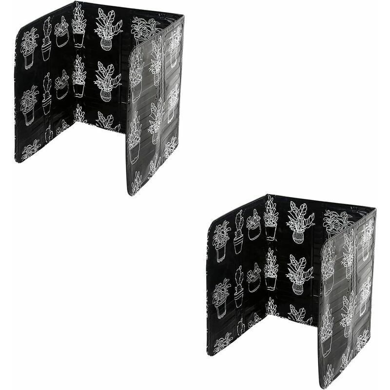 Cuisine Plaque Protection Pliable Aluminium Protection anti-éclaboussures pliable Plaque Anti-projections Cuisson Pliable pour Cuisine Plaque Cuisson