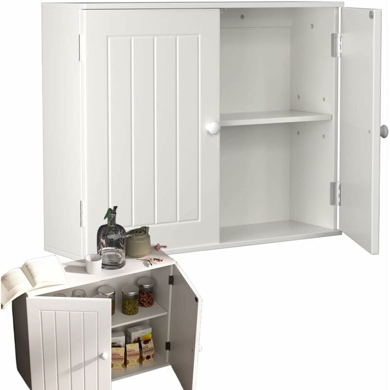 Dayplus - Cuisine salle de bains armoires murales, casiers avec double porte