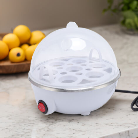 Cuisineuse Œufs Électrique 350W Anti-Burn 7 Œufs Capacité Rapide Machine Œufs Breakfast Home EU Plug 220V