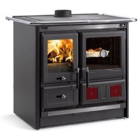 7015438-CUISINIERE A BOIS - ROSA L 5.0 - ACIER NOIR ANTHRACITE NORDICA - ROSAL5.0ACIERNOIRANTHRACI