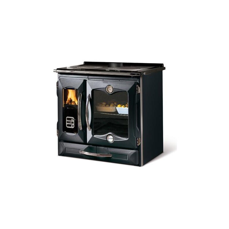 Nordica - Cuisinière à bois en fonte - la Suprema 4.0 9 kW Noir