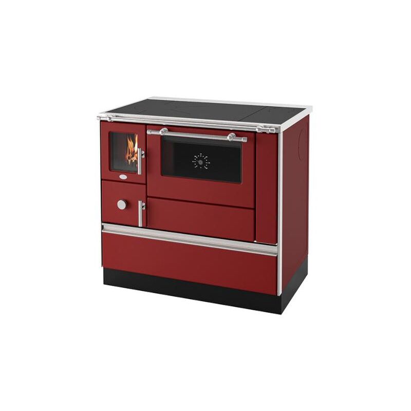 Cuisinière à bois - EVA CALOR Penelope 6.5 kW Bordeaux