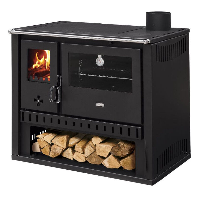 Cuisinière à bois gt fi s dr sortie côté droit - Acier