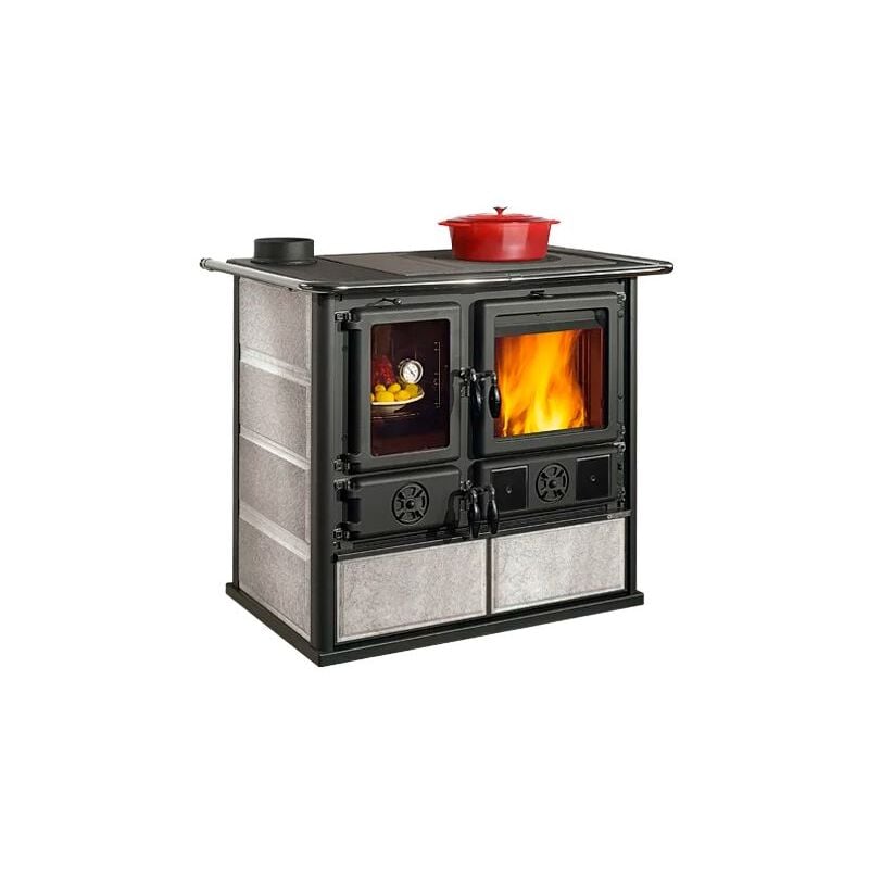 Nordica - Cuisinière à bois raccordable - la Rosa Sinistra Reverse 8.2 kW