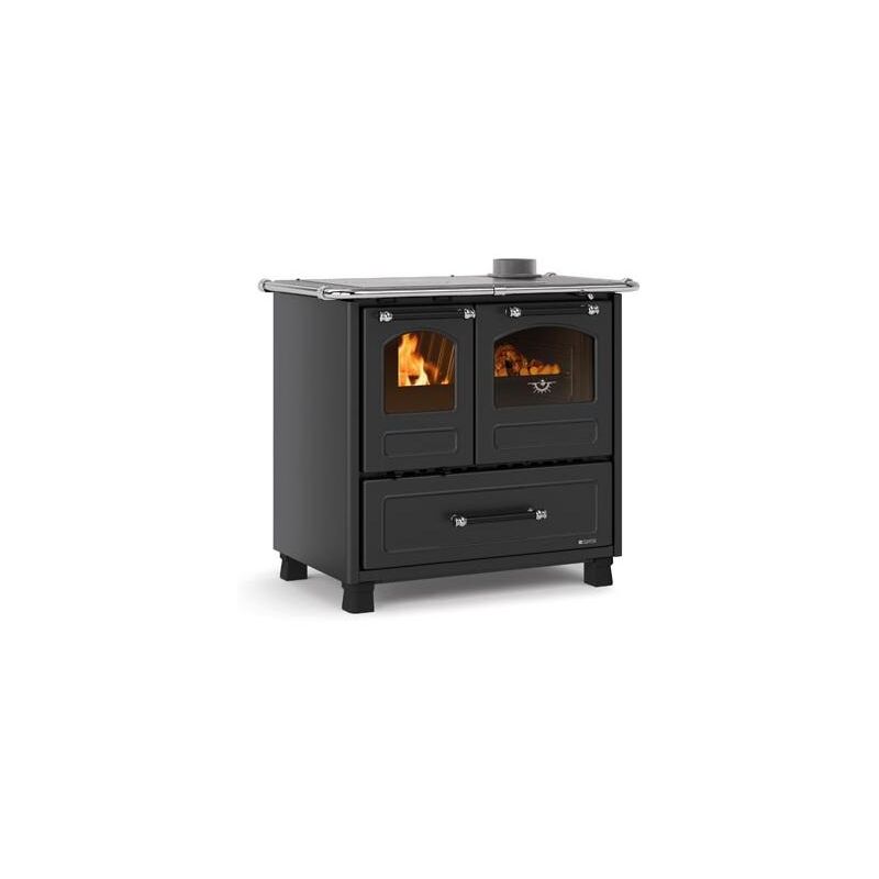 Nordica - Cuisinière à bois - la Family 4.5 7.5 kW Noir - Sans couverle