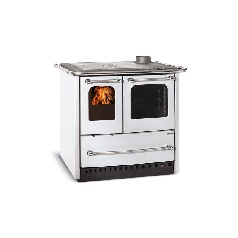 Cuisinière à bois La Nordica Sovrana Easy Evo 2.0 7.5 kW Blanc - Sans couverle