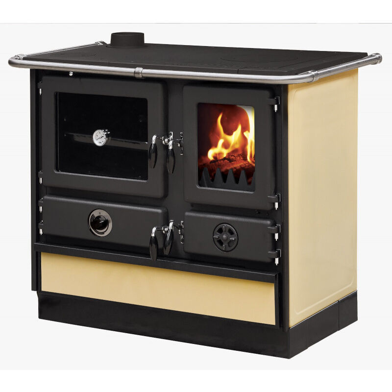 Interstoves - Cuisinière à bois Magnum Thermo mbs en fonte bouilleur sor