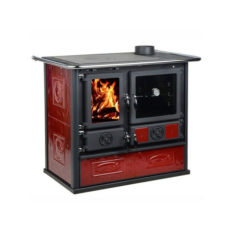 Cuisinière à bois Nordica Rosa 8,8 Kw Liberty Bordeaux modèle 7015213