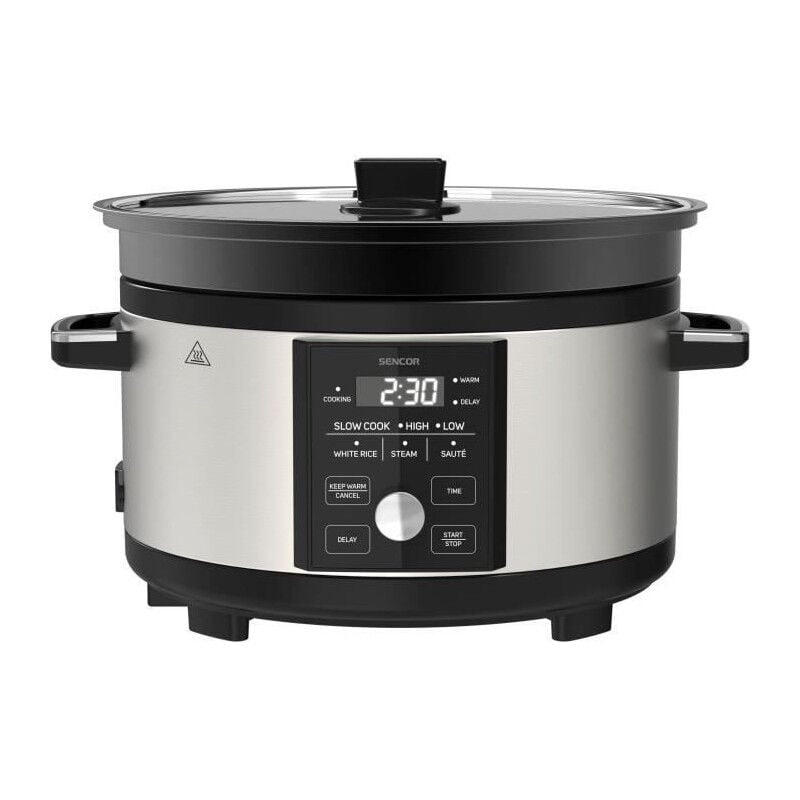 Sencor - Mijoteuse spr 5520SS - 5,5 l - Gris / Noir