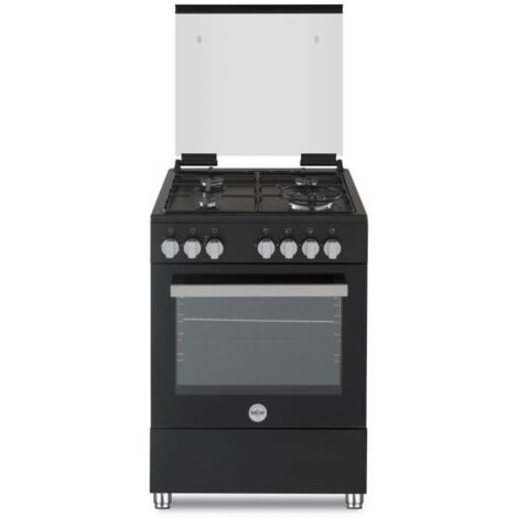 Cuisinière à gaz La Germania PIA60GN 60 cm 4 foyers 10,35 kW Noir