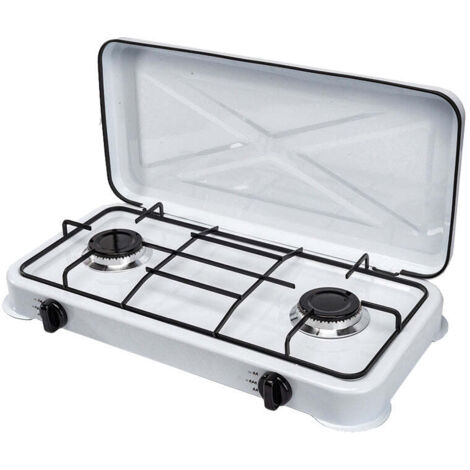 CUISINIÈRE GAZ 2 FEUX 48X28X12 - BG-02C