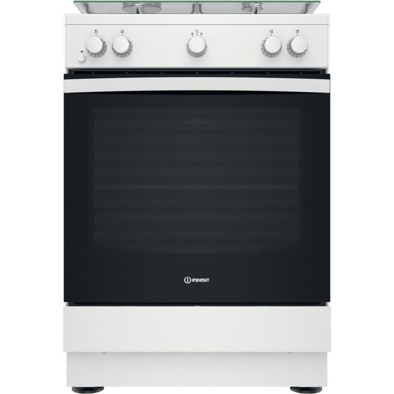 IS67G1KMWE Indesit Cuisinière Gaz Blanc a+ 71L