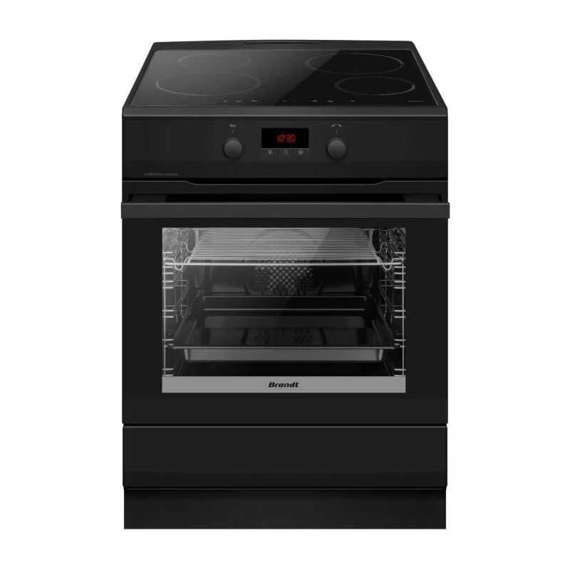 Cuisiniere Induction Brandt BCI2652A - 4 Feux - Pyrolyse - L60cm