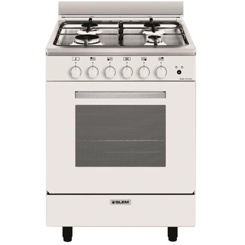 Glem Cuisinière Mixte glem GA660CVMWH