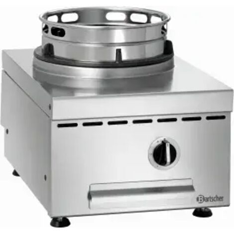 Cuisinière wok à gaz de table - 1 brûleur 11.5 kw - Bartscher