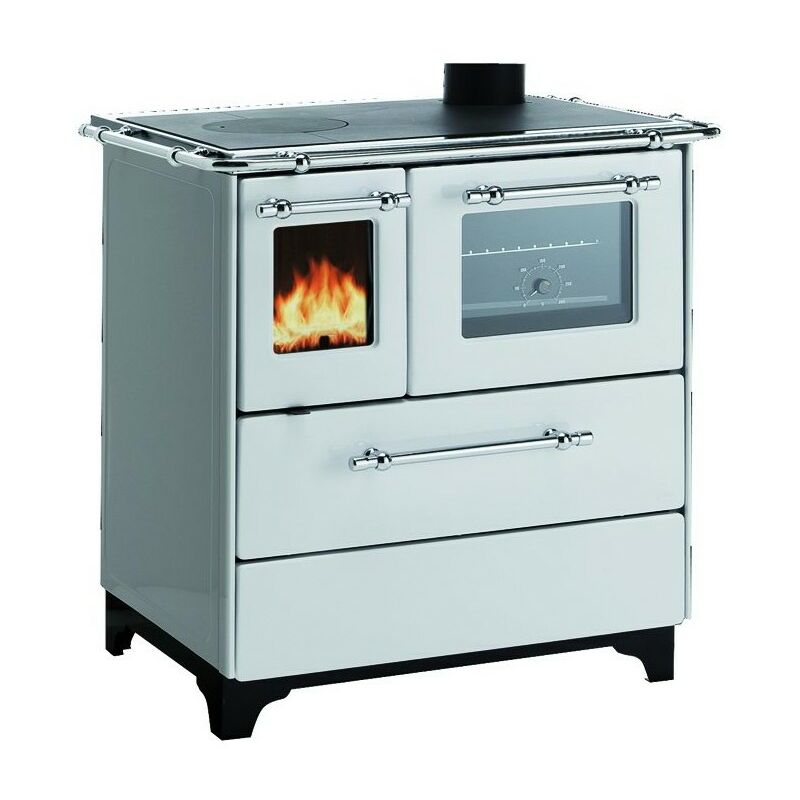 Cuisinière à bois Royal Palazzetti New Betty 3.5 blanche