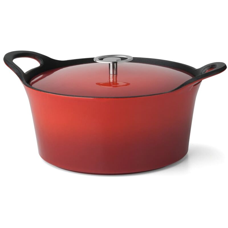 

Cacerola esmaltada de hierro fundido rojo 1,6 L 20 cm - Rojo - Cuisinox