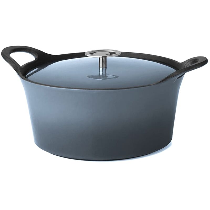 

Cazcerola esmaltada de hierro fundido azul vaquero 1,6 L 20 cm - Azul - Cuisinox