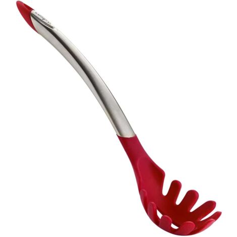 Cuisipro - cuchara para pasta (con silicona) - roja - 35 cm - 7112512 - 0065506125121