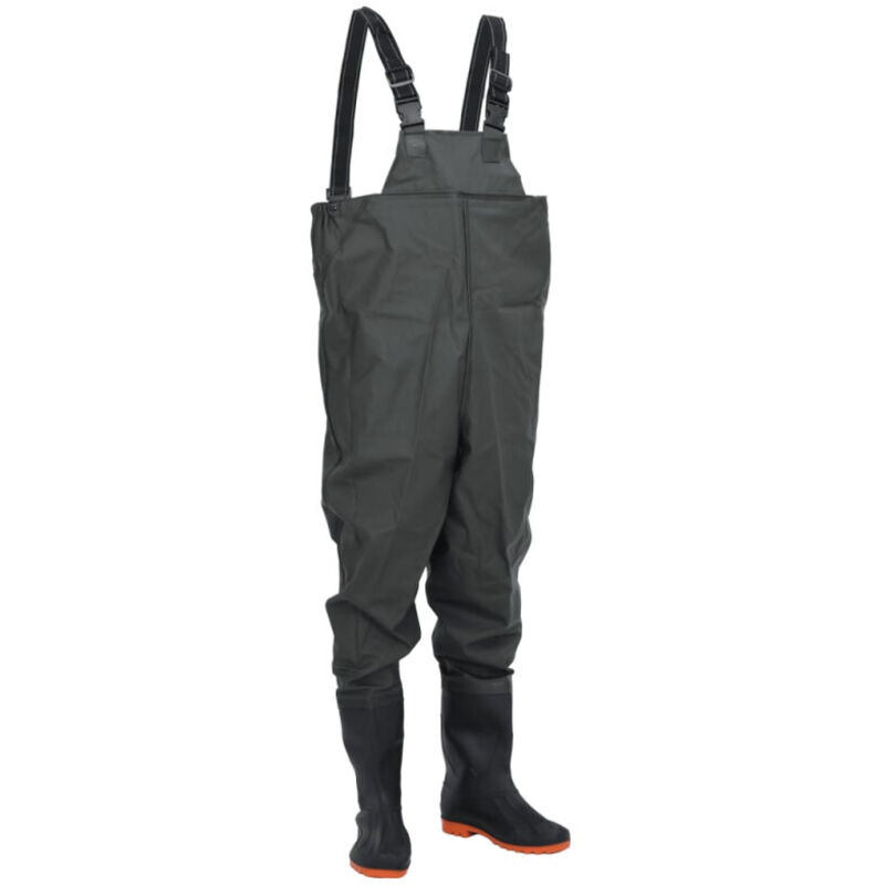 Vidaxl - Cuissardes avec bottes vert foncé taille 42 798772